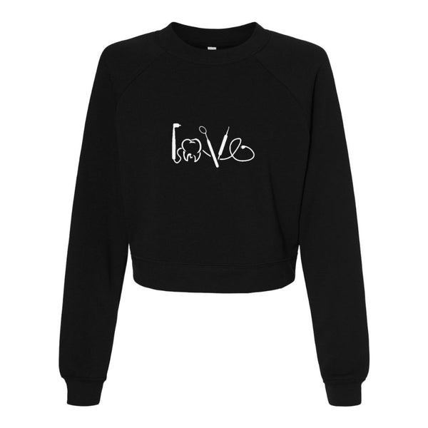 BELLA CANVAS WOMEN'S CROPPED FLEECE PULLOVER 7505